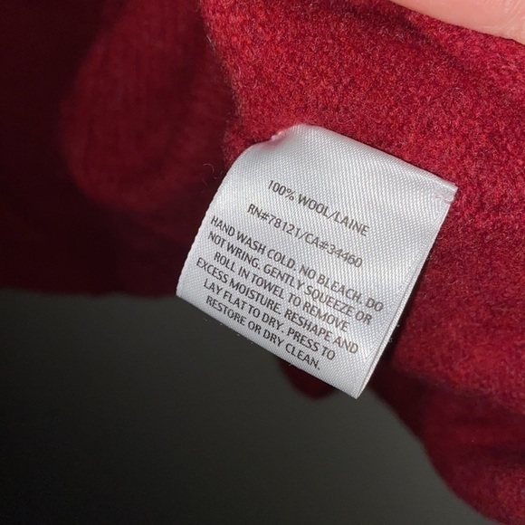 EILEEN FISHER Wool Button Front Collared Sweater - Picture 7 of 7